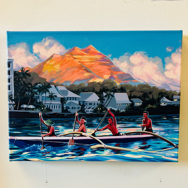 "Canoe Crew" Original Painting