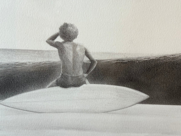 Framed Original "Surf Check"