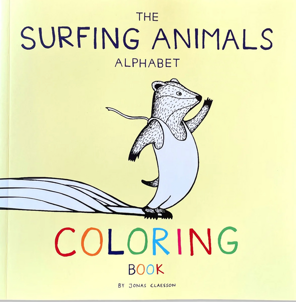The Surfing Animals - Alphabet COLORING BOOK