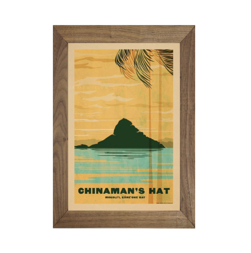 CHINAMAN'S HAT Framed Print