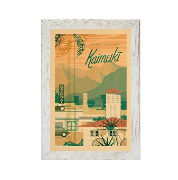 KAIMUKI Framed Print