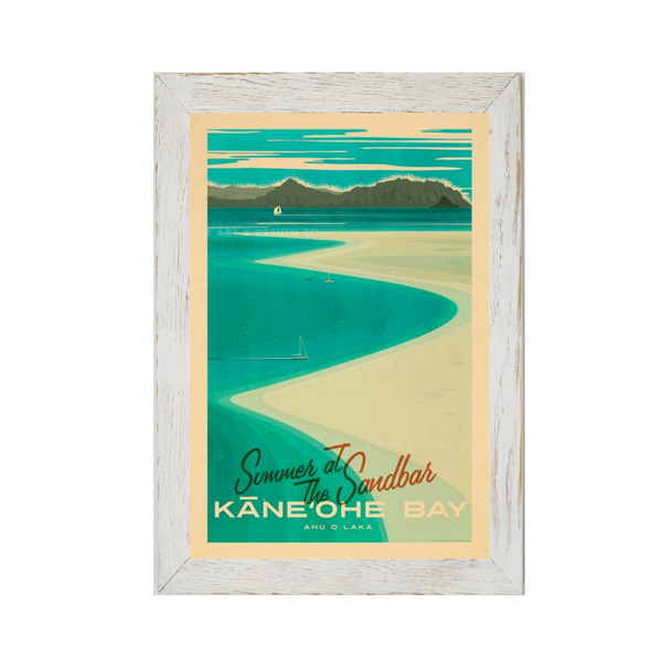 KANEOHE SANDBAR Framed Print