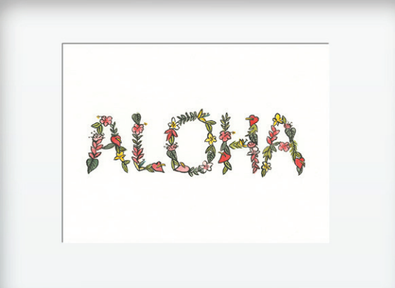 8x10 ALOHA