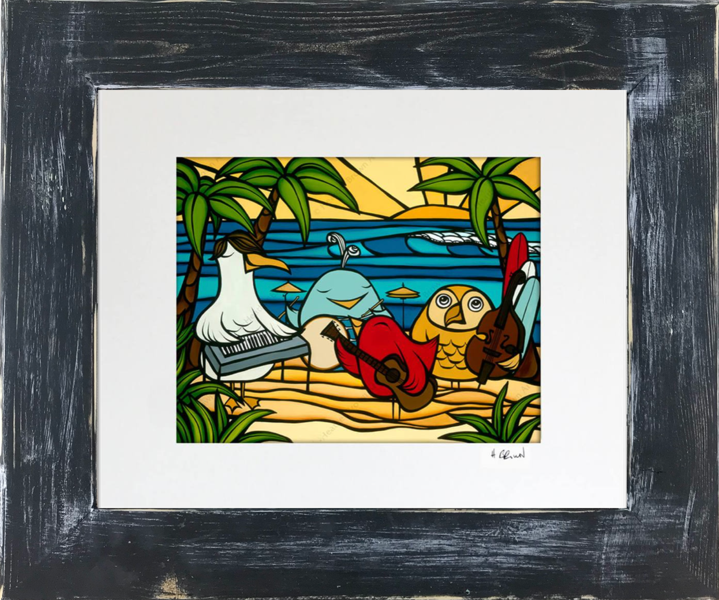 Bird Party on the Beach