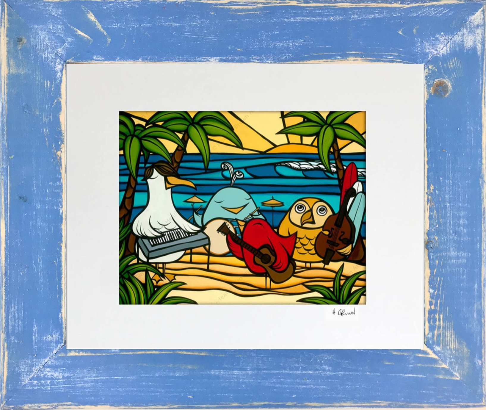 Bird Party on the Beach