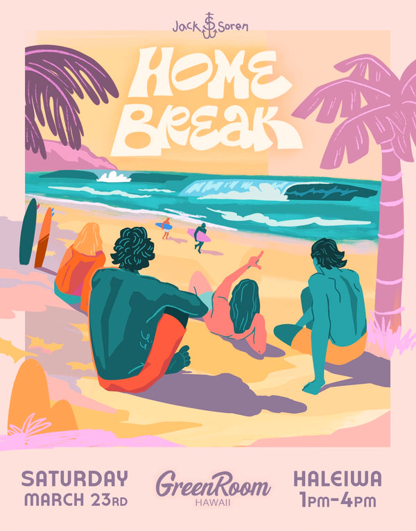 Jack Soren Art Exhibition "Home Break" on Saturday, March 23rd!