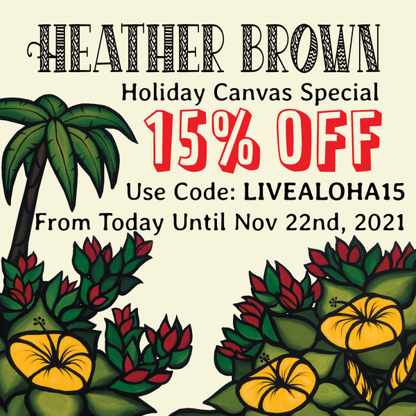 Heather Brown Canvas Art 15%OFF NOW until Nov 22nd!!