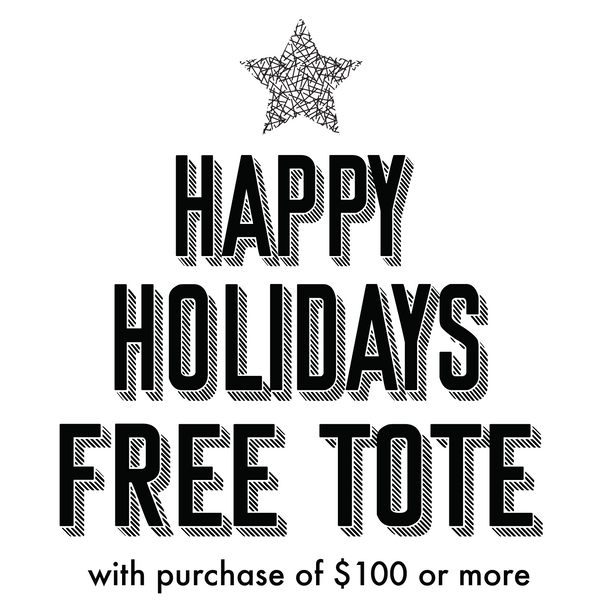 Free Tote Bag with purchase of $100+!