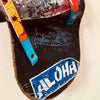 Original FULL Leather Skateboard Deck Art #1