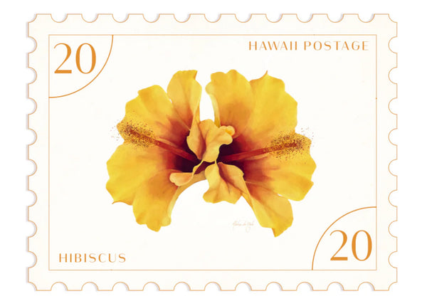 Postal Print - Hibiscus