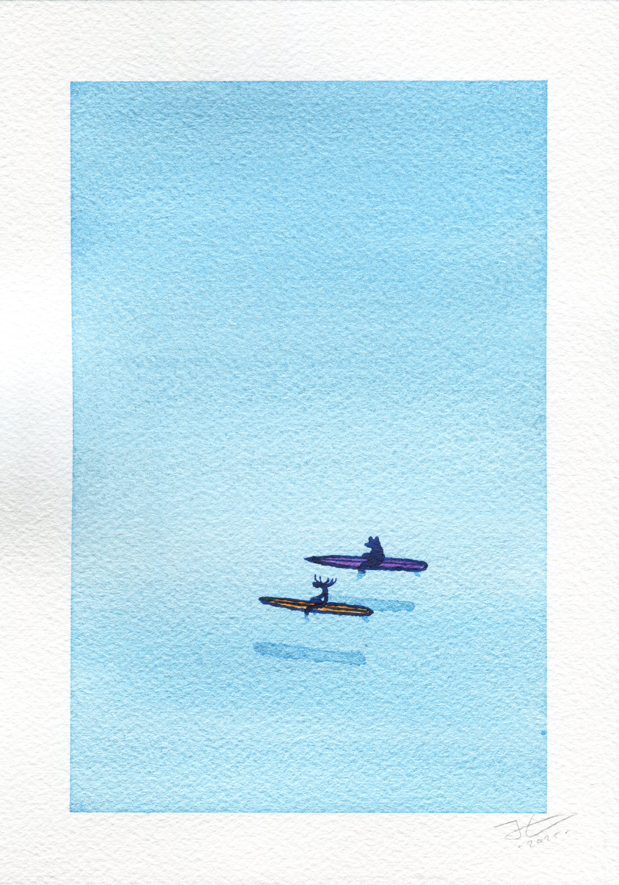 Good Day for a Paddle 1 -Original Paint