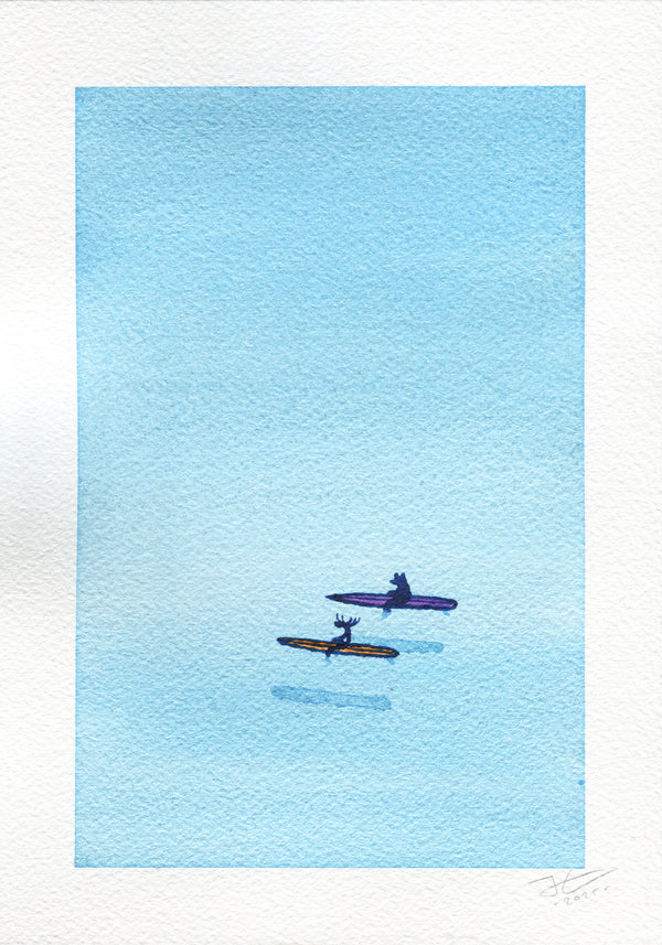 Good Day for a Paddle 1 -Original Paint