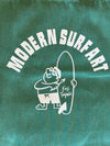 Greenroom x Koji Toyoda Modern Surf Art Green Tote
