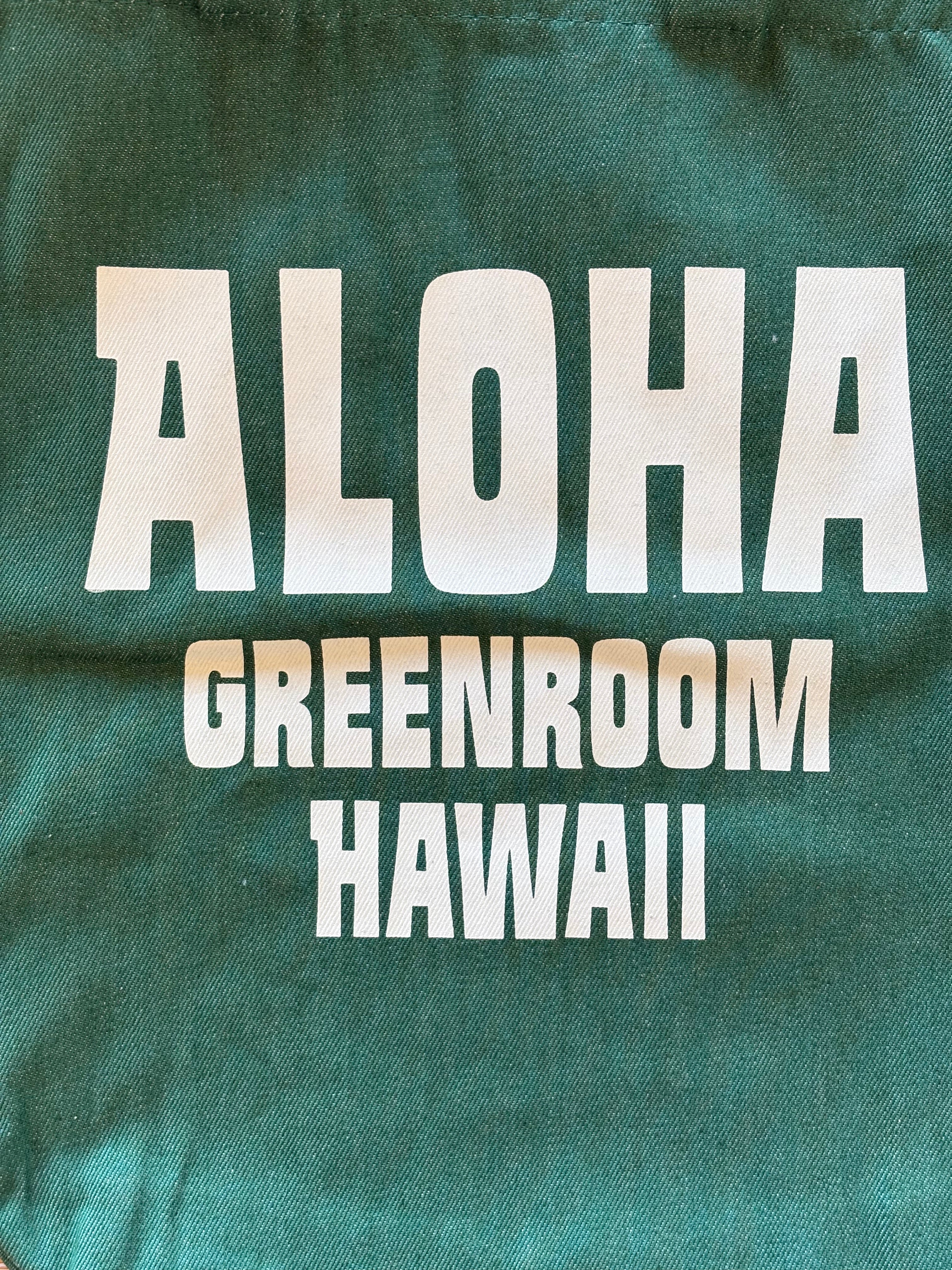 Greenroom x Koji Toyoda Modern Surf Art Green Tote