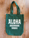 Greenroom x Koji Toyoda Modern Surf Art Green Tote