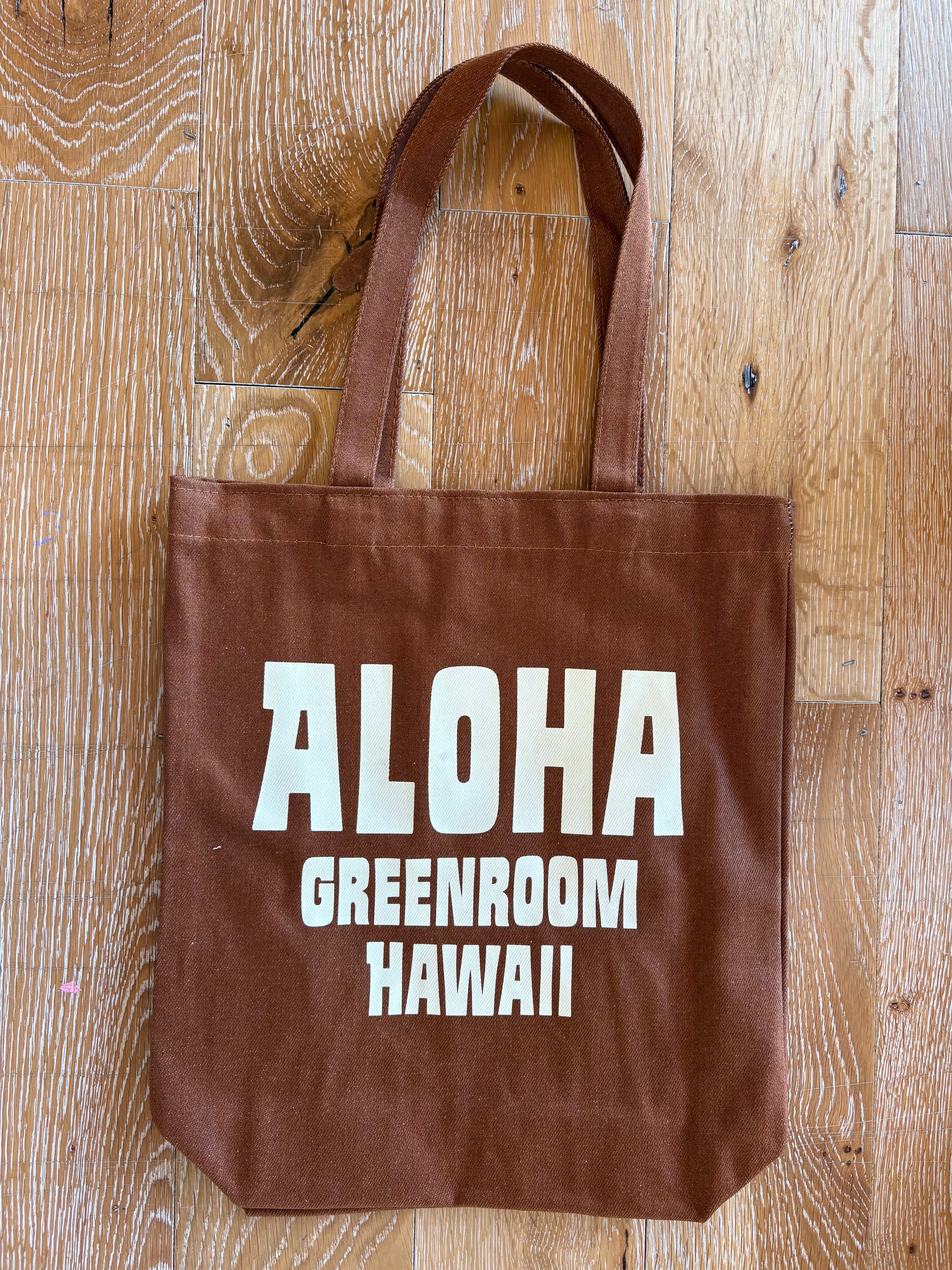 Greenroom x Koji Toyoda Modern Surf Art Brown Tote