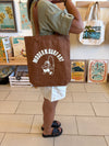 Greenroom x Koji Toyoda Modern Surf Art Brown Tote