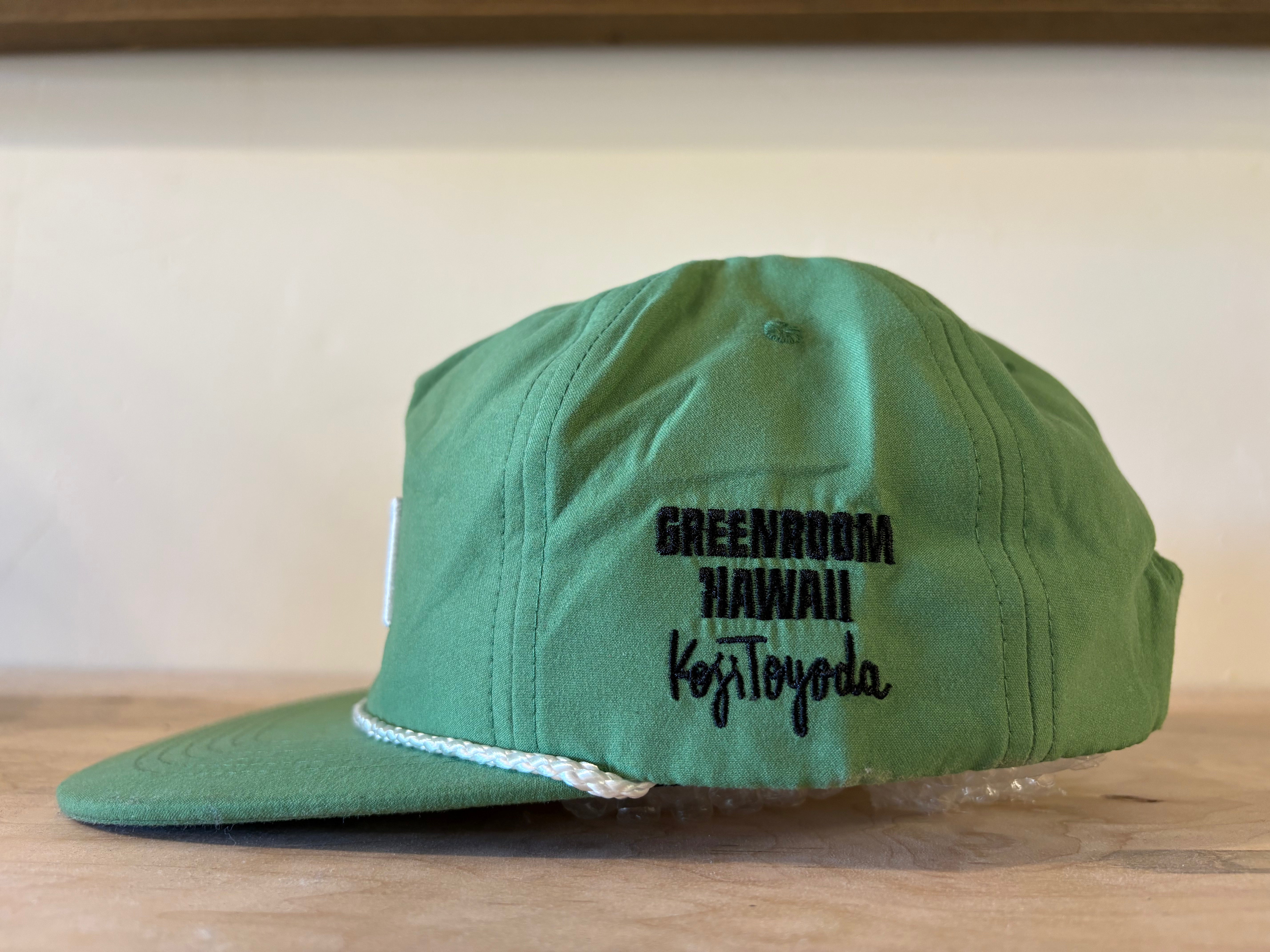 Greenroom x Koji Toyoda Modern Surf Aloha Green Hat