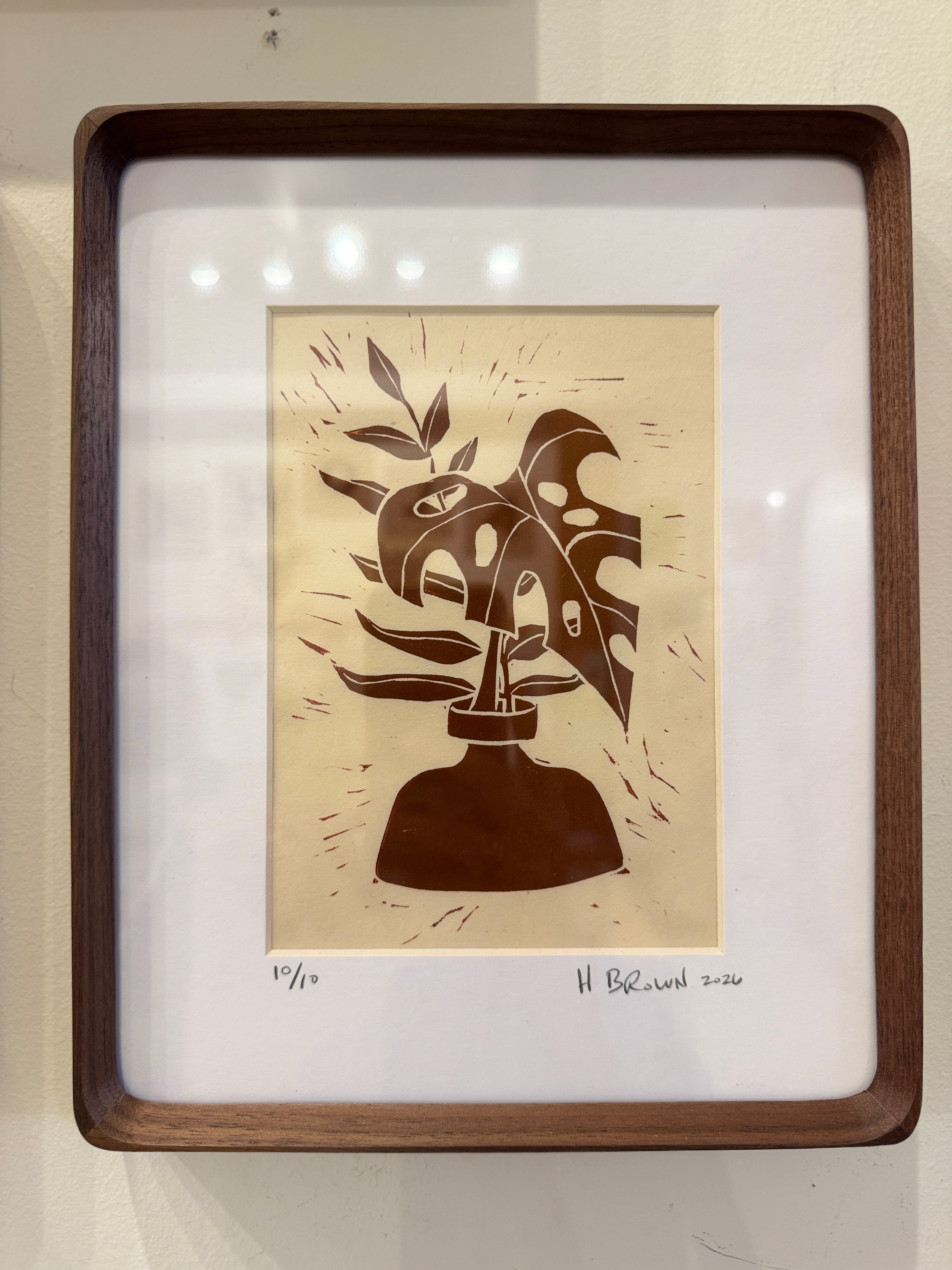 Original Framed Linocuts 10/10 2026 – GREENROOM Gallery Hawaii