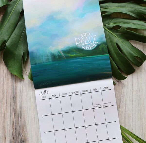 2026 Good Vibes Calendar by Lauren Roth