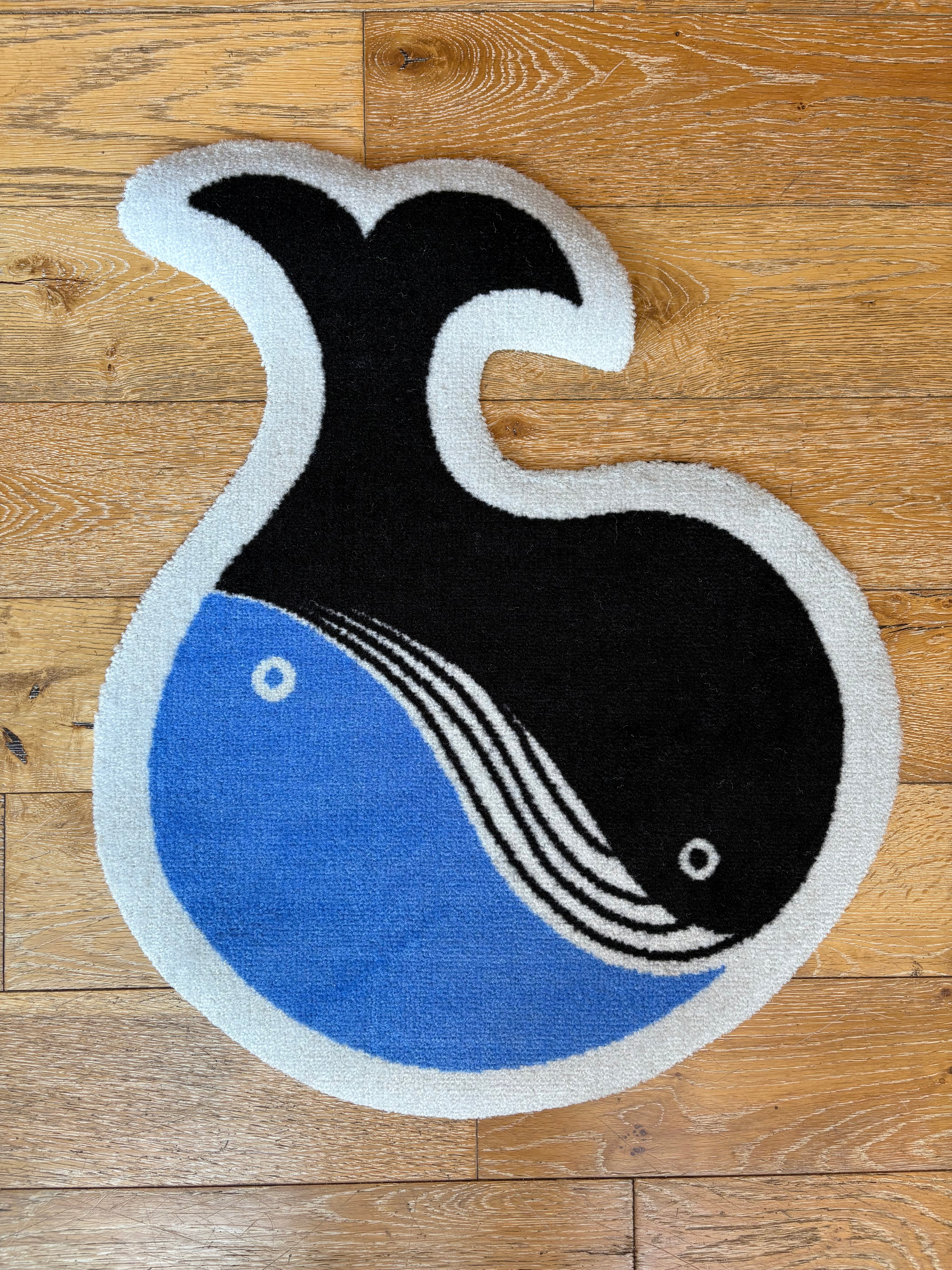 WHALE LOVE Exclusive Art Rug