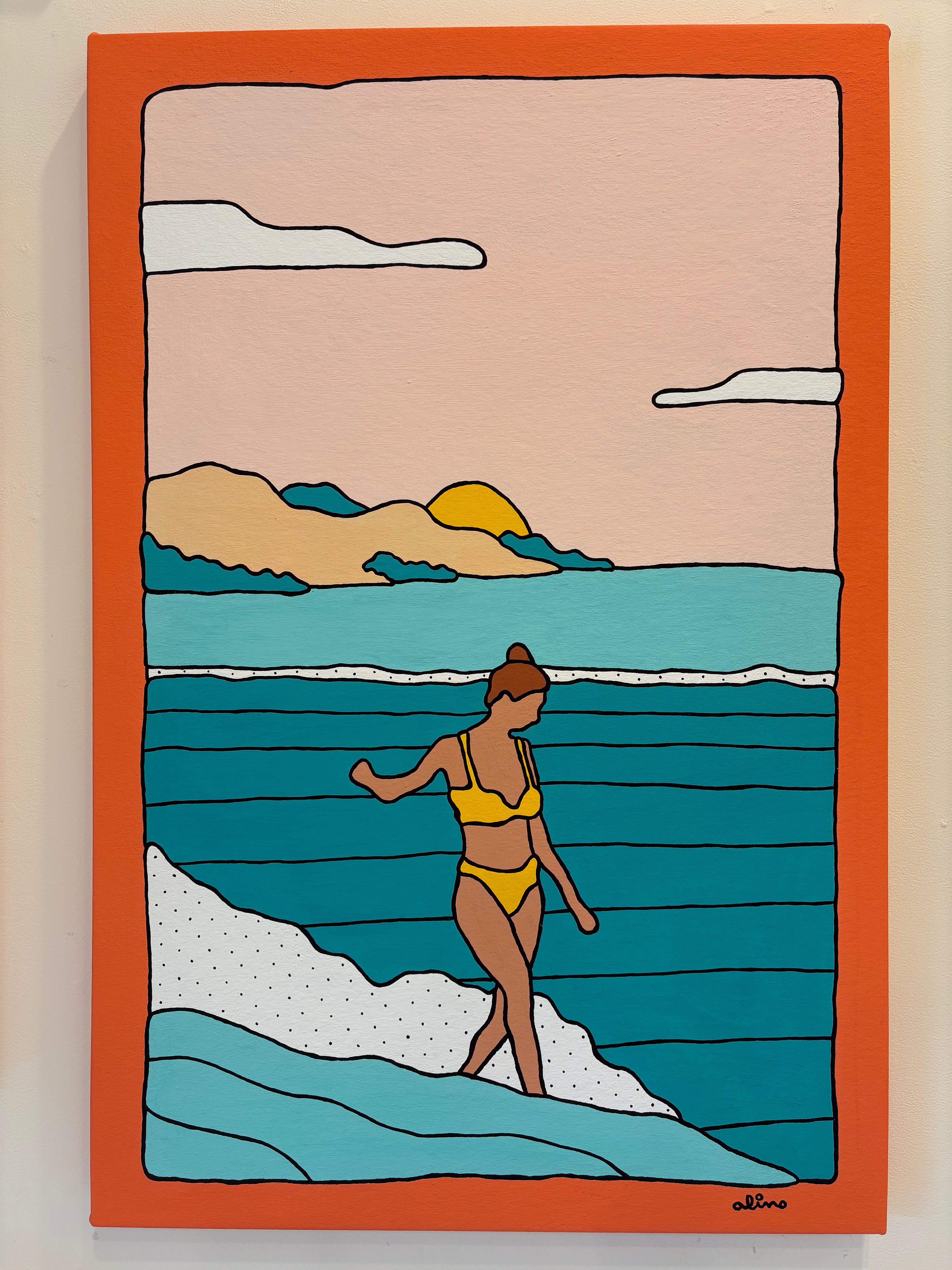 Sunset Walks Original  Painting