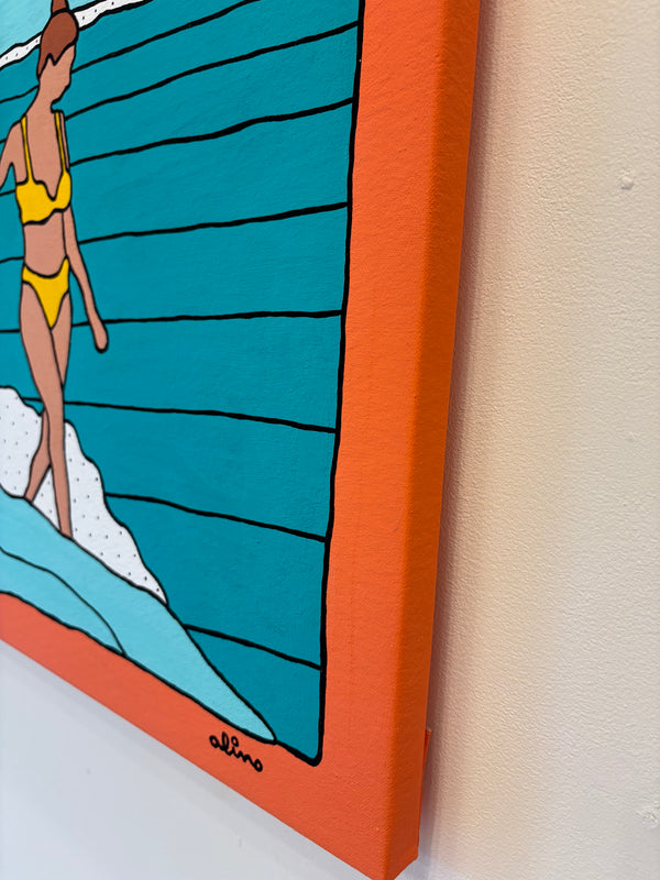 Sunset Walks Original  Painting