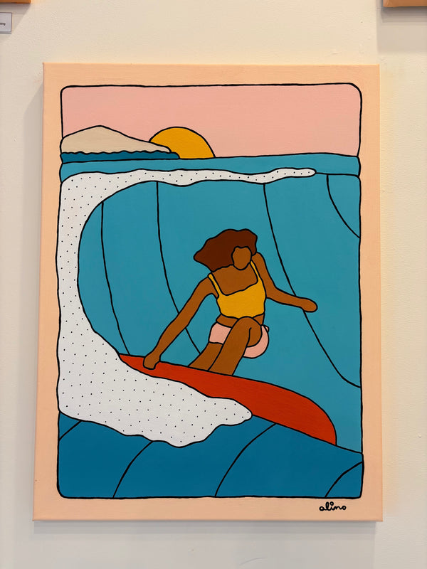 Golden Curls Original Painting