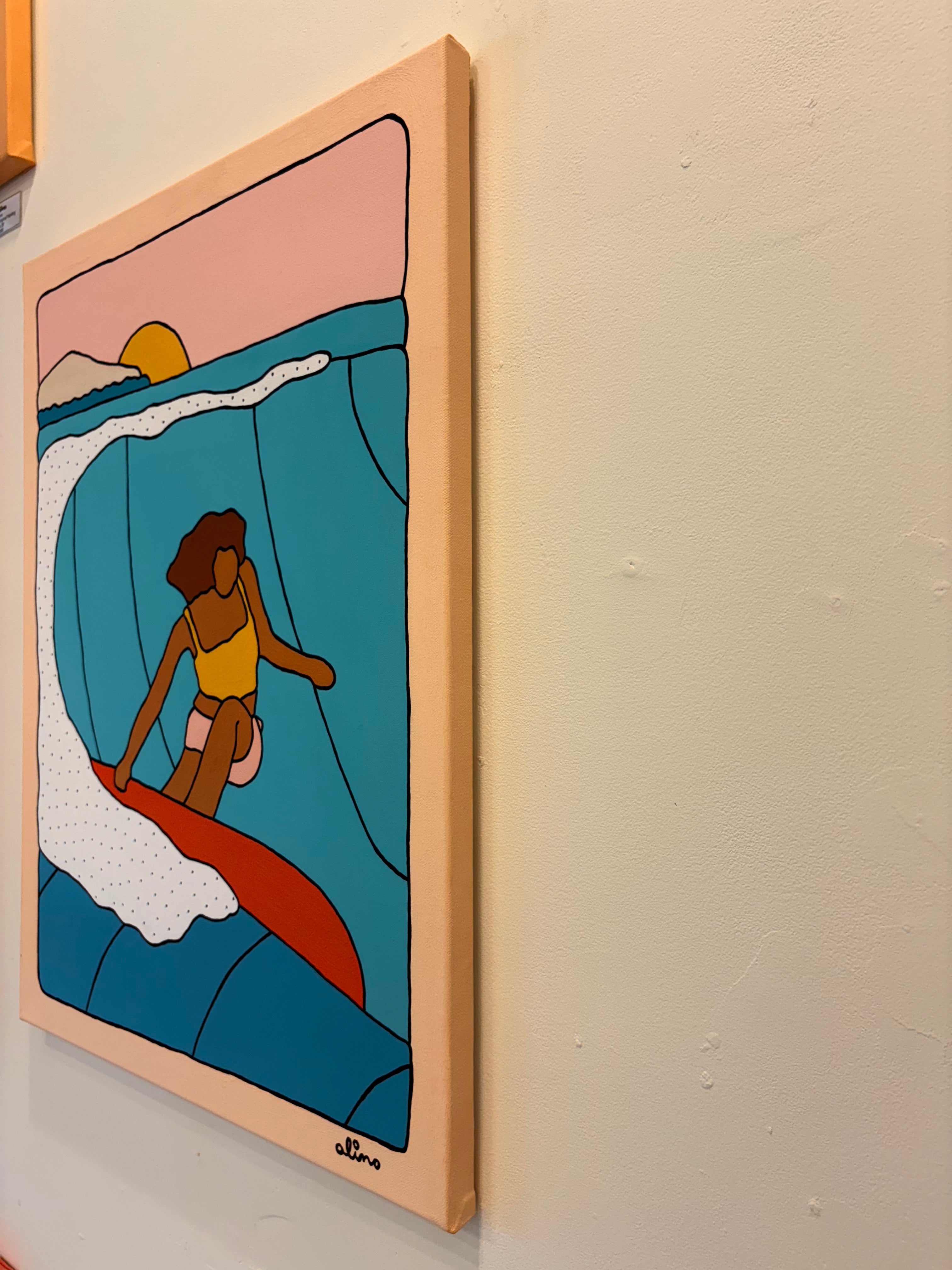 Golden Curls Original Painting