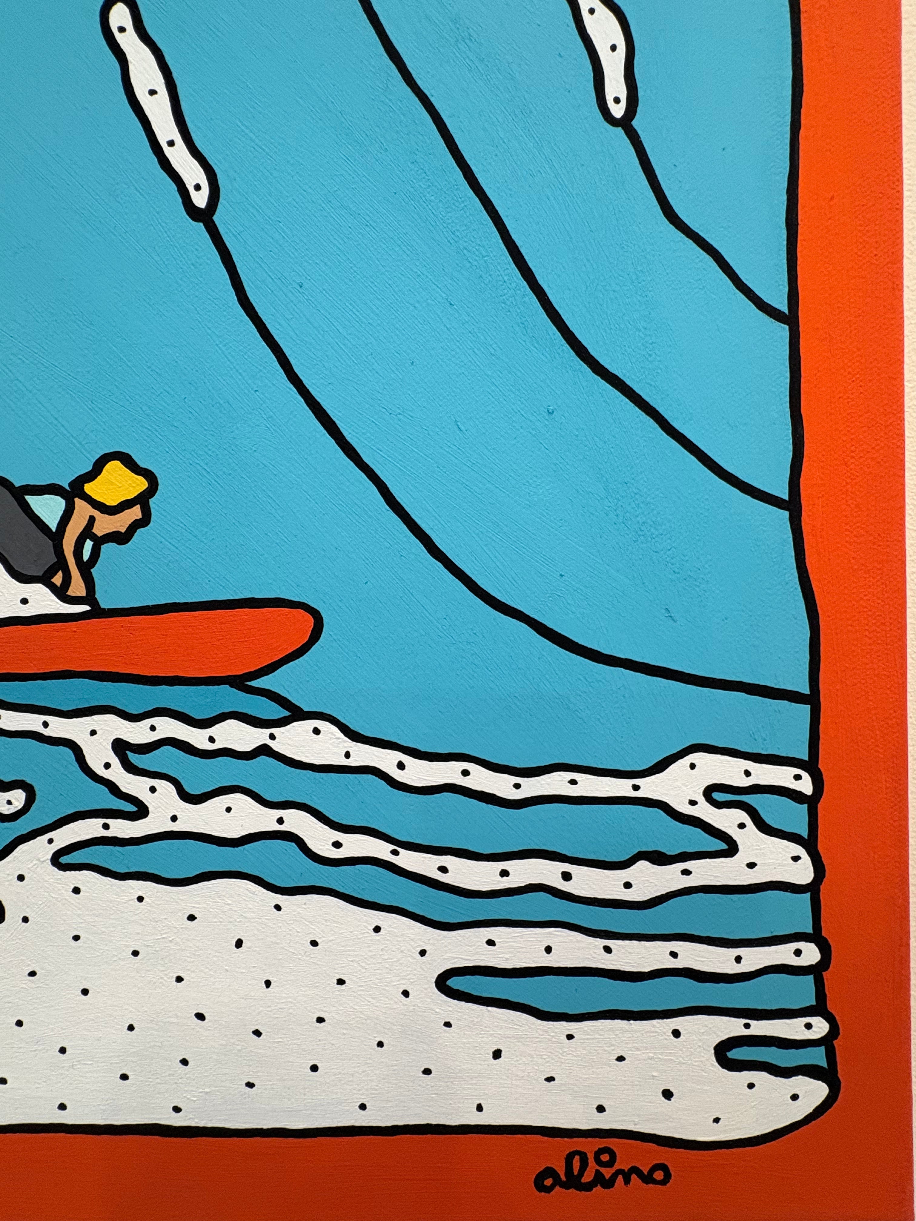 Orange Peel Original Painting