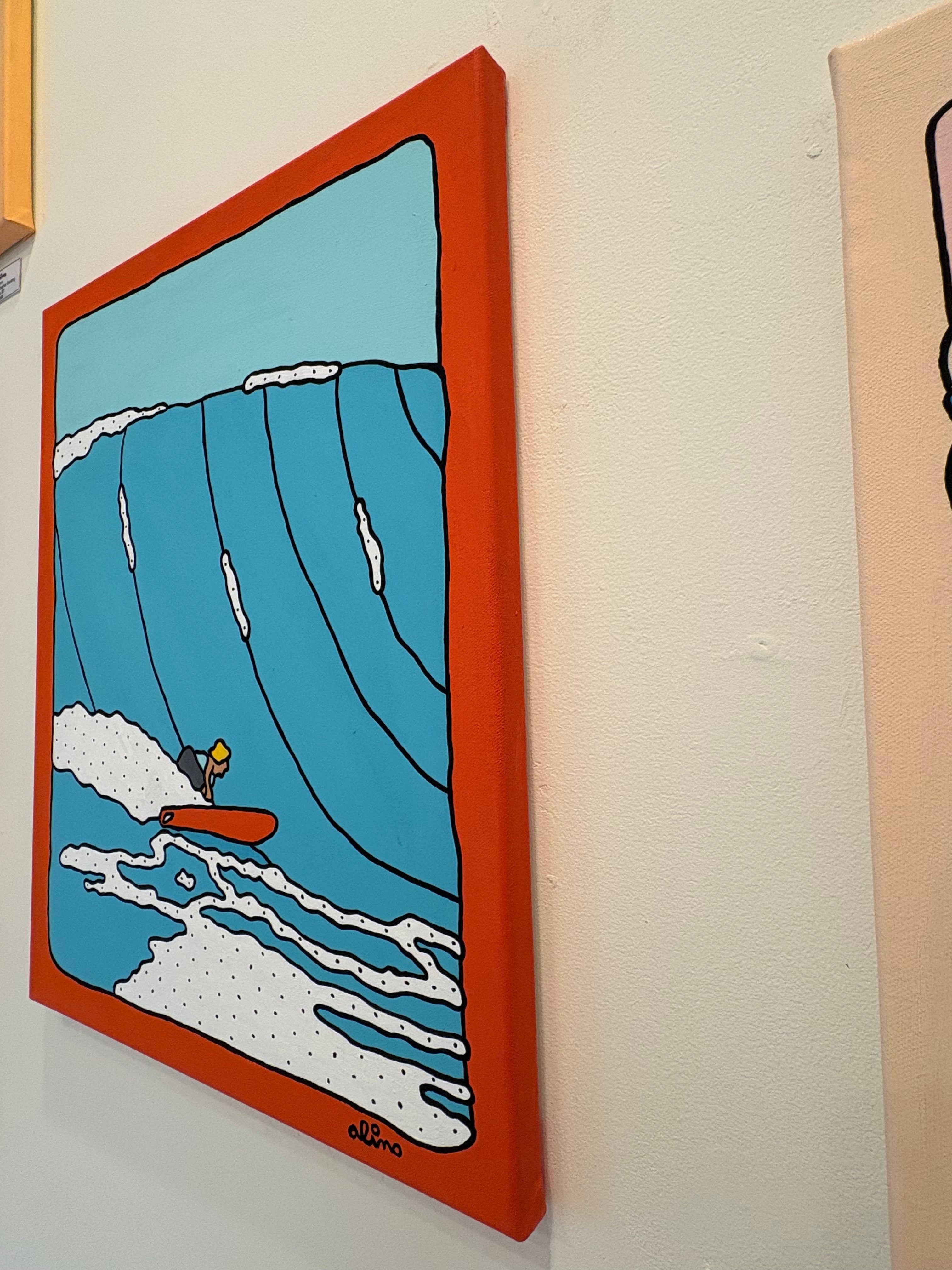 Orange Peel Original Painting