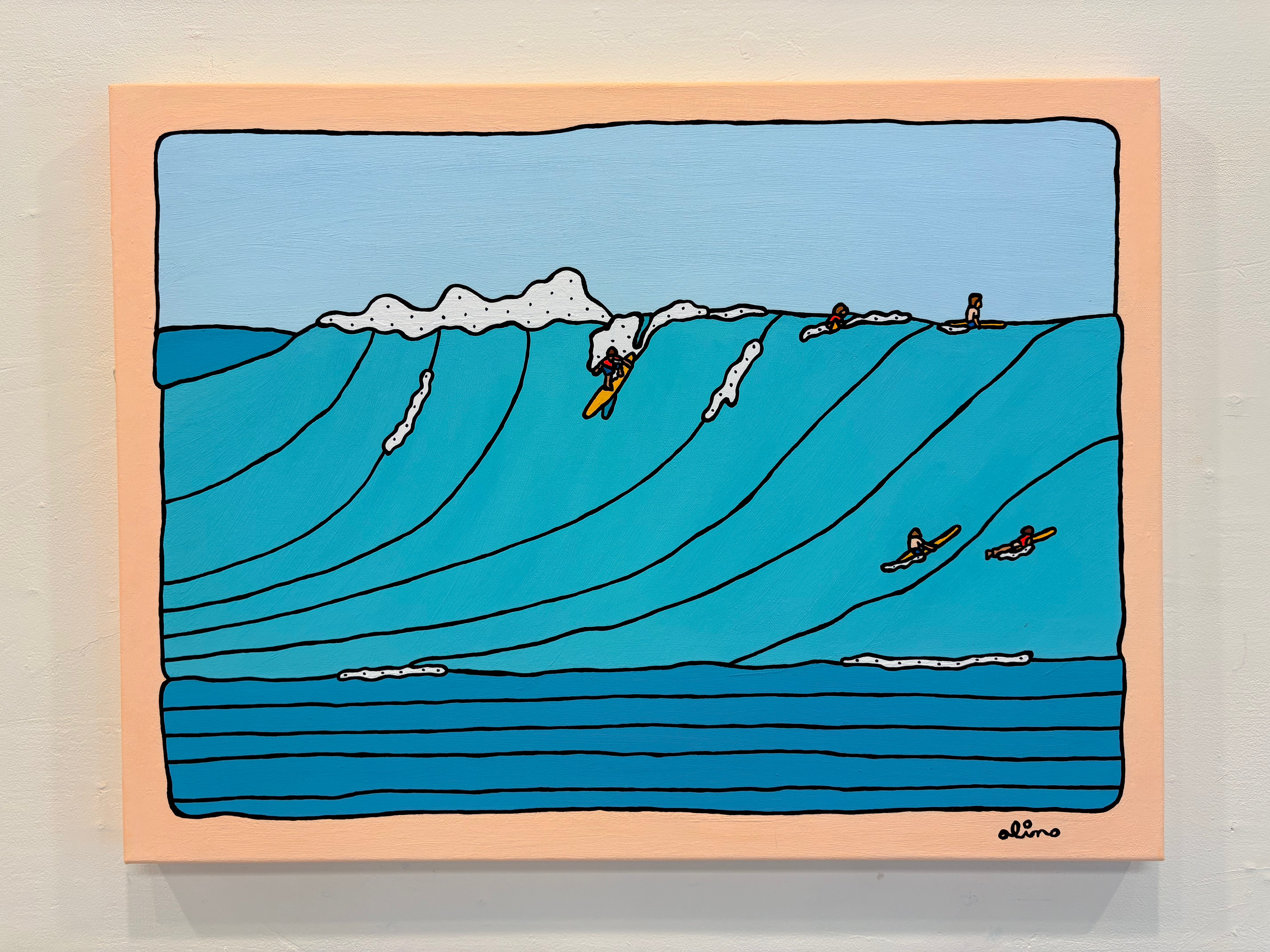 Sea Lines Original  Painting