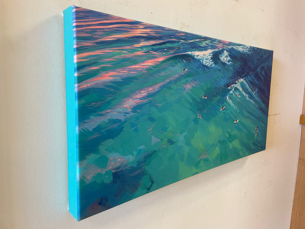 "The Local Crowd" Canvas Print