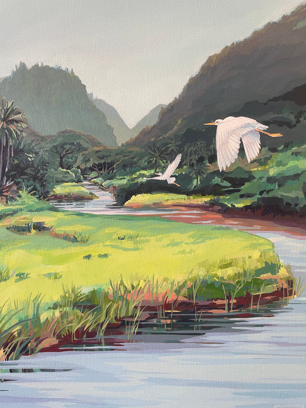 "Waimea Mist" Canvas Print
