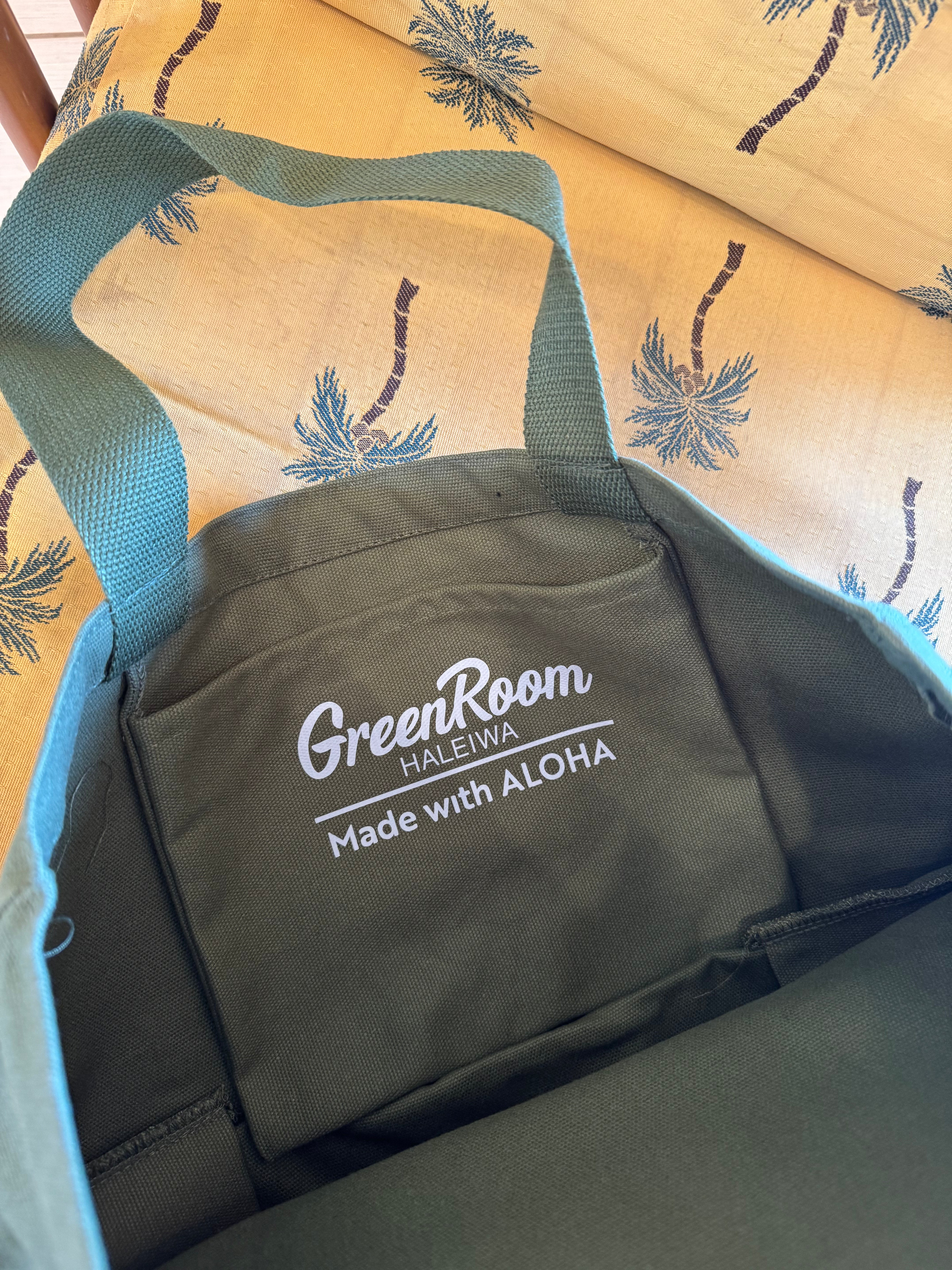 Greenroom Haleiwa Green Tote