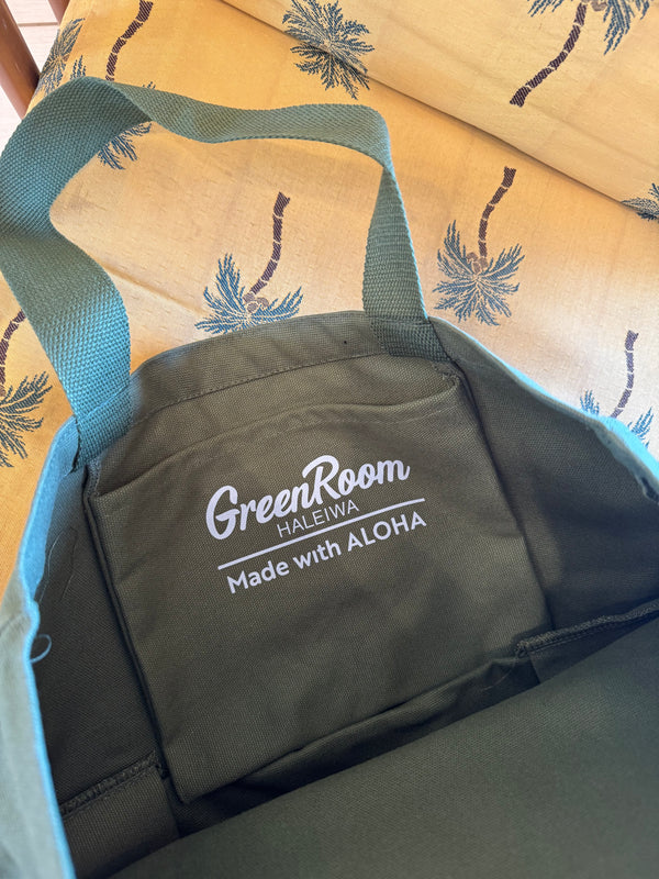 Greenroom Haleiwa Green Tote