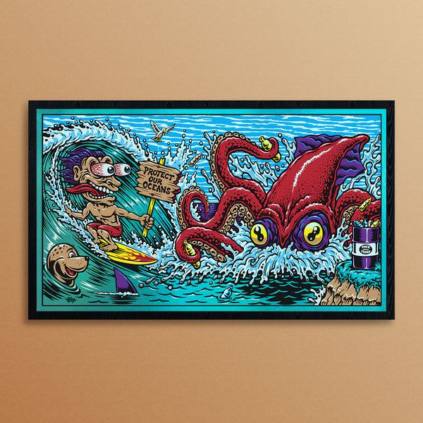 "Protect Our Oceans" By Jimbo Phillips