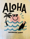 Greenroom x KOJI TOYODA "ALOHA" TEE - Ash Gray