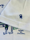 Greenroom x KOJI TOYODA "Enjoy" TEE - White (Blue)