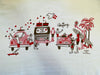 Greenroom x KOJI TOYODA "Enjoy" TEE - White (Red)