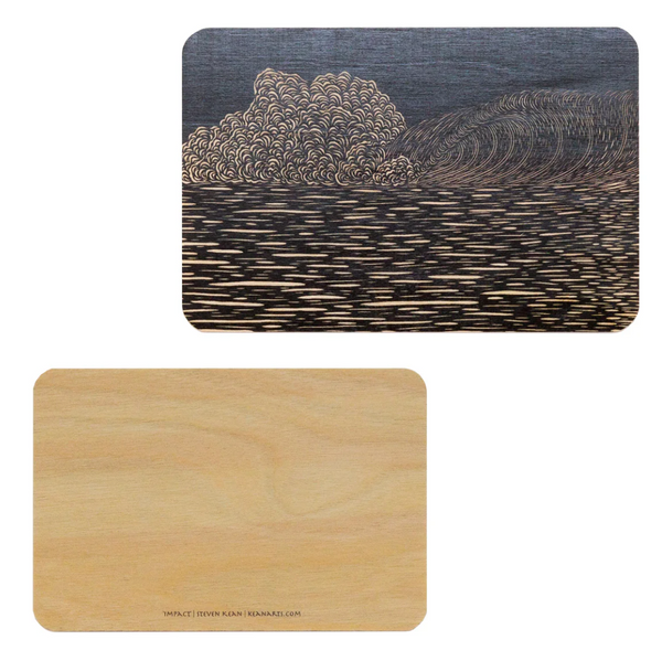 Steven Kean Wood Postcard - Impact