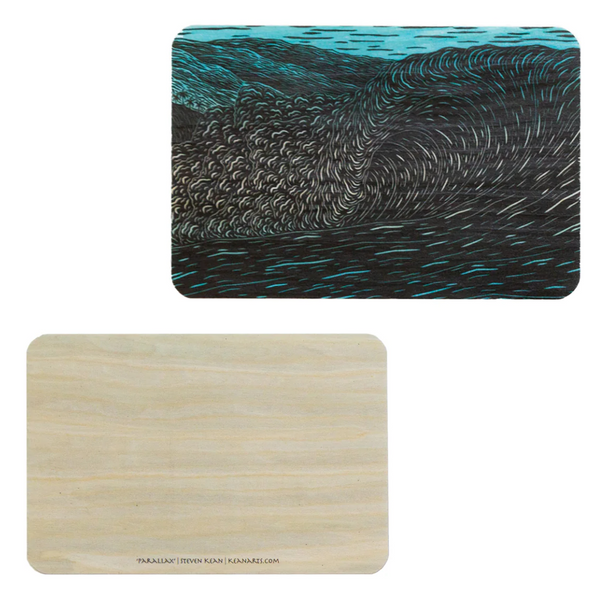 Steven Kean Wood Postcard - Parallax
