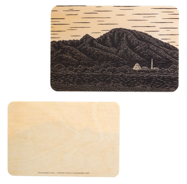 Steven Kean Wood Postcard - The Sugar Mill