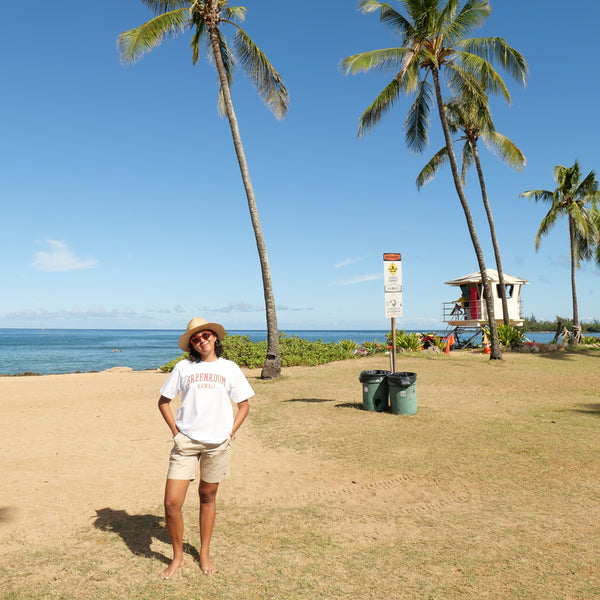 Greenroom Hawaii - Collage Logo T-shirt White