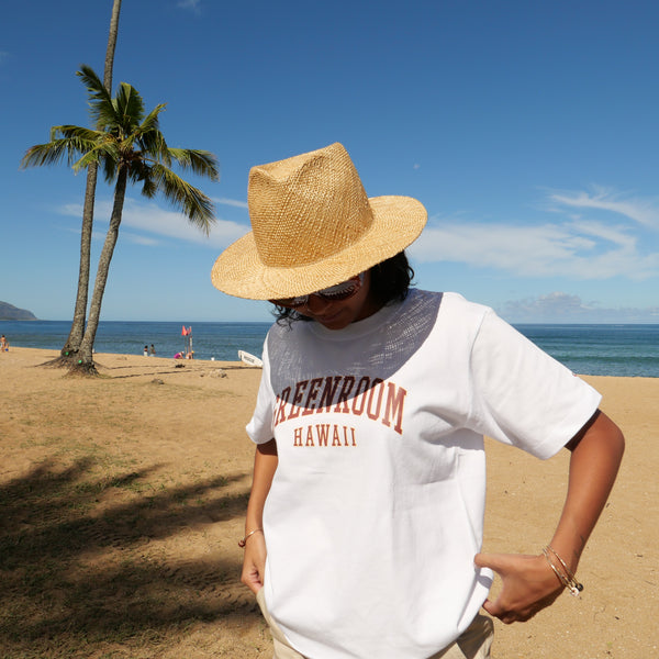 Greenroom Hawaii - Collage Logo T-shirt White