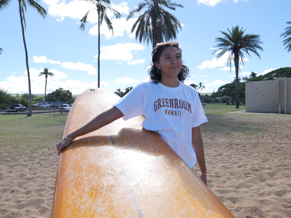 Greenroom Hawaii - Collage Logo T-shirt White