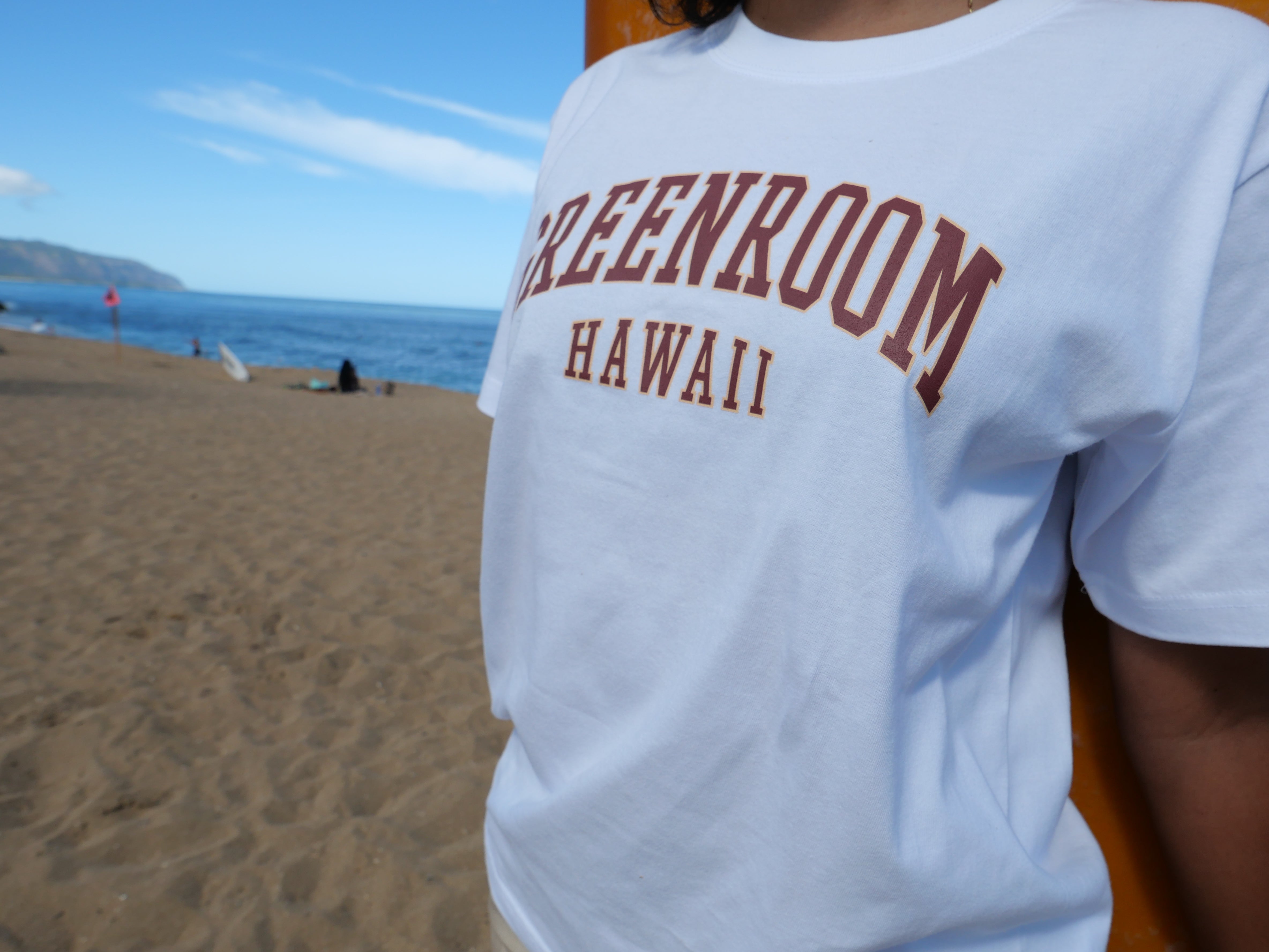 Greenroom Hawaii - Collage Logo T-shirt White