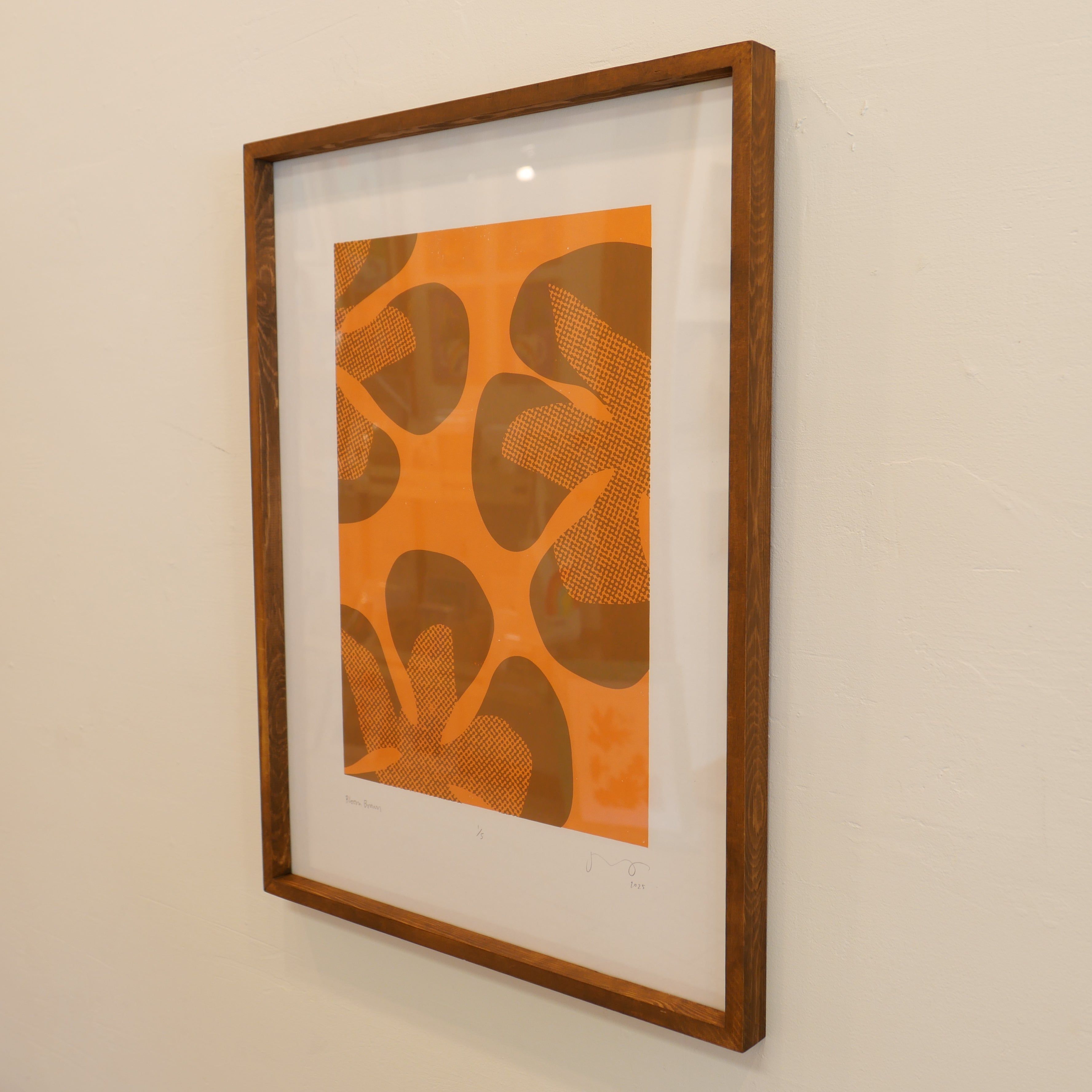 Bloom Brown - Framed Print