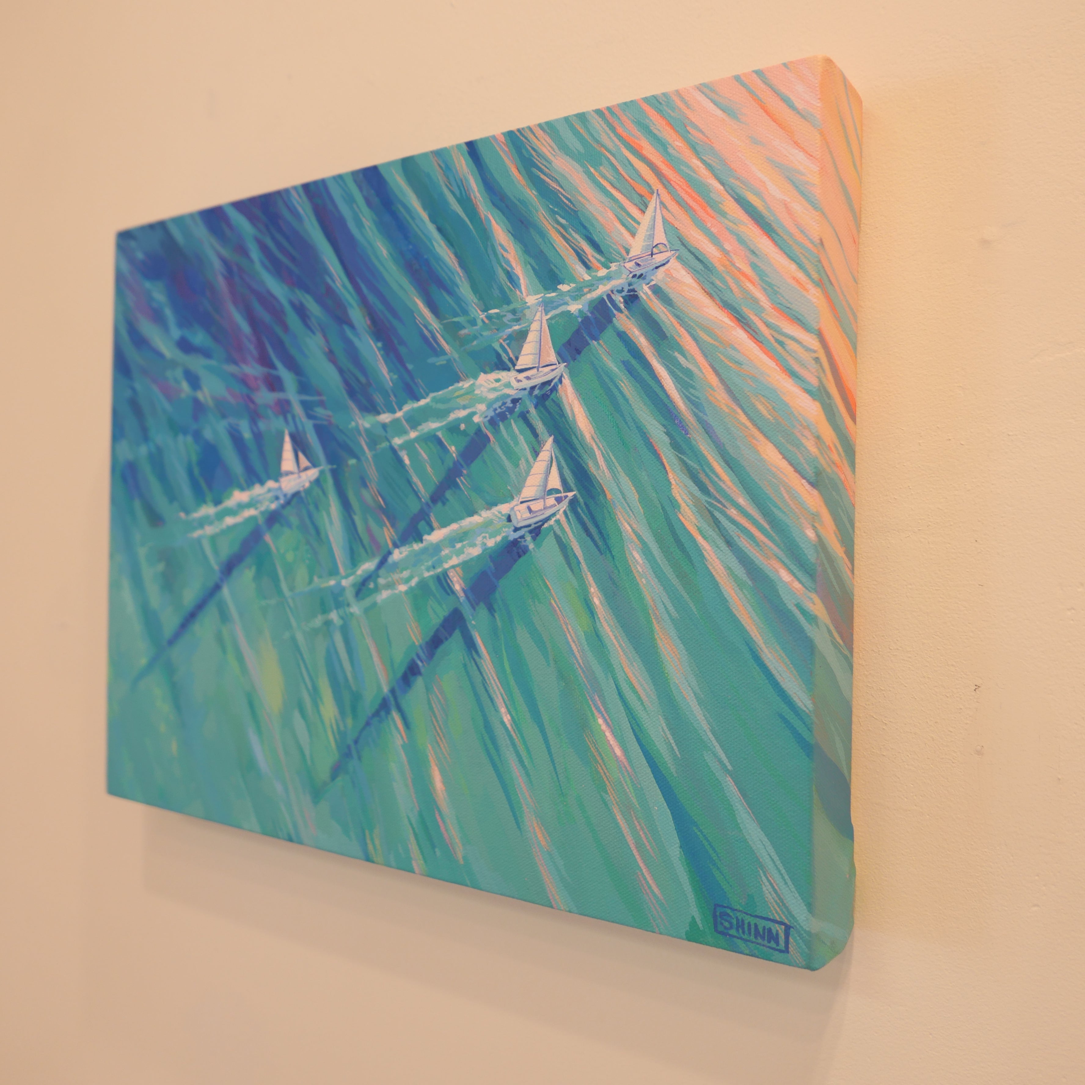 Sunday Yacht Race - Greenroom Hawaii 15th Anniversary Art