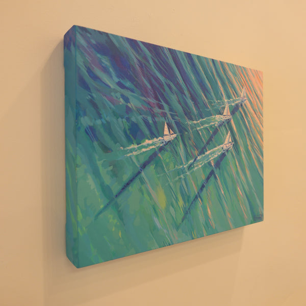 Sunday Yacht Race - Greenroom Hawaii 15th Anniversary Art